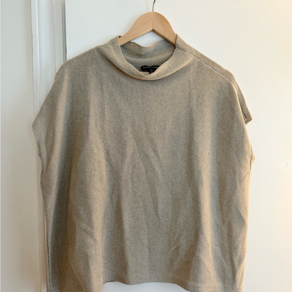 Eileen Fisher Metallic Knit Top